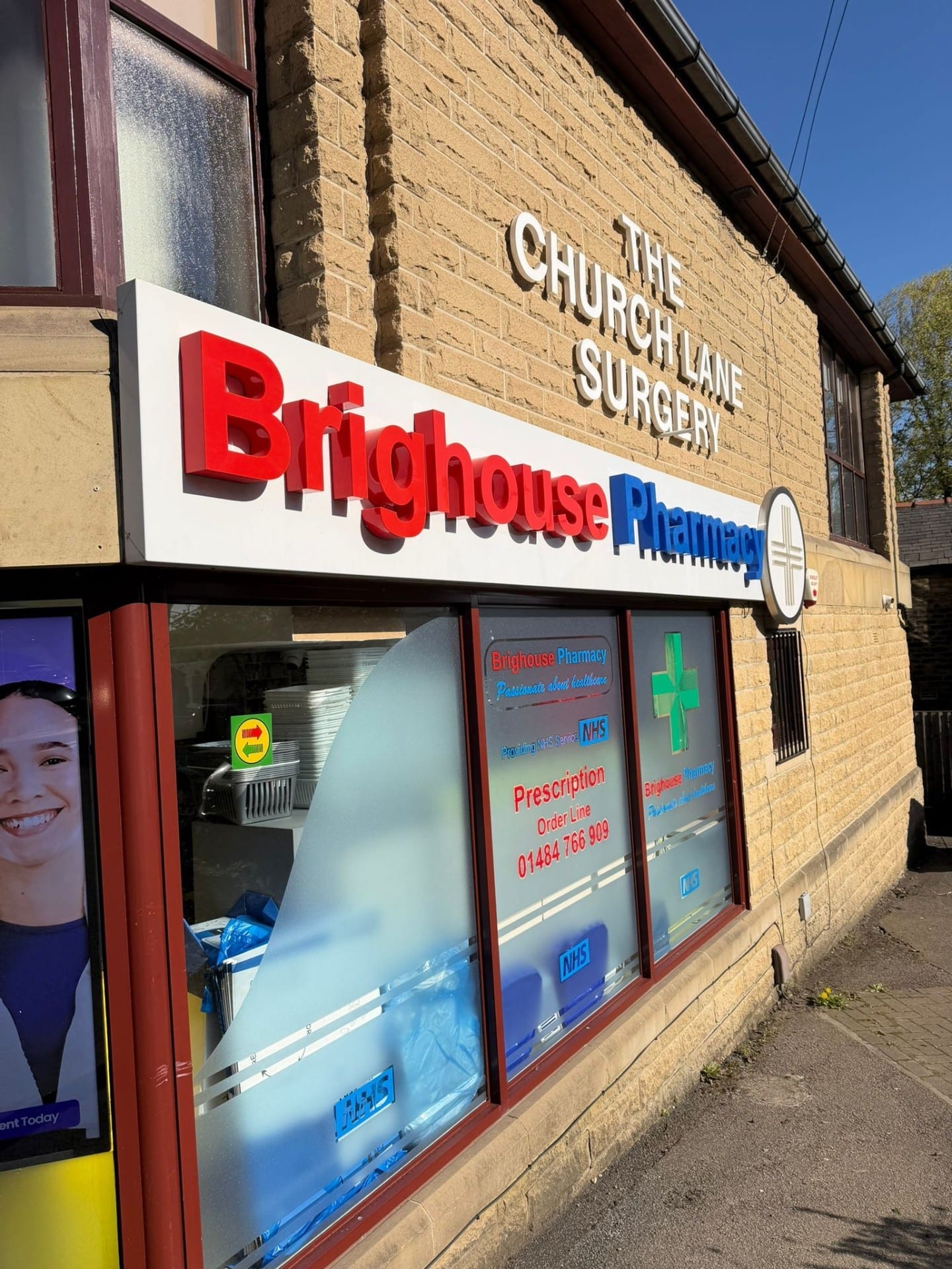 Inside Brighouse Pharmacy on Church Lane